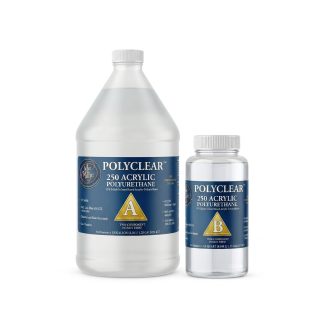 Polyclear 250 A&B Gallon Quart size 1to1