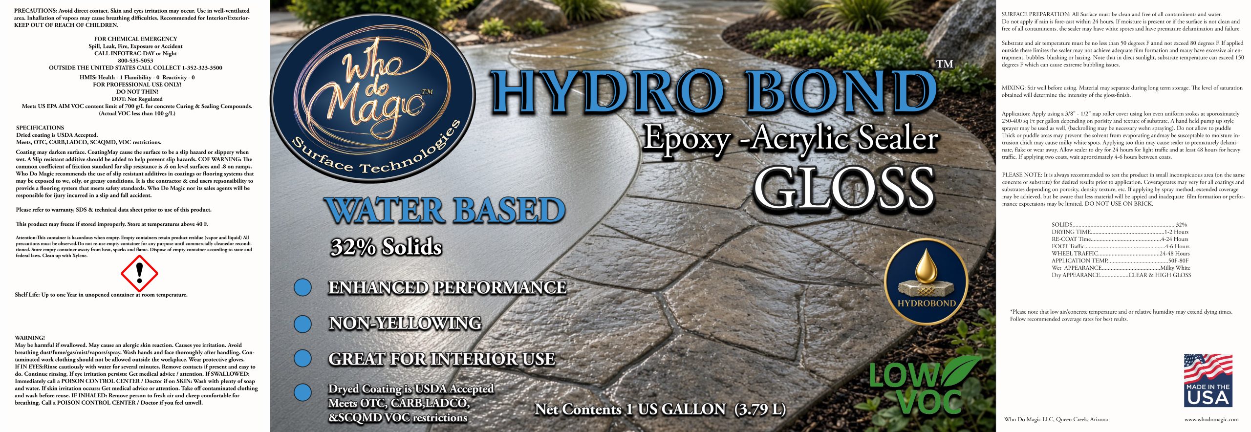Who Do Magic 1 Gallon HydroBond