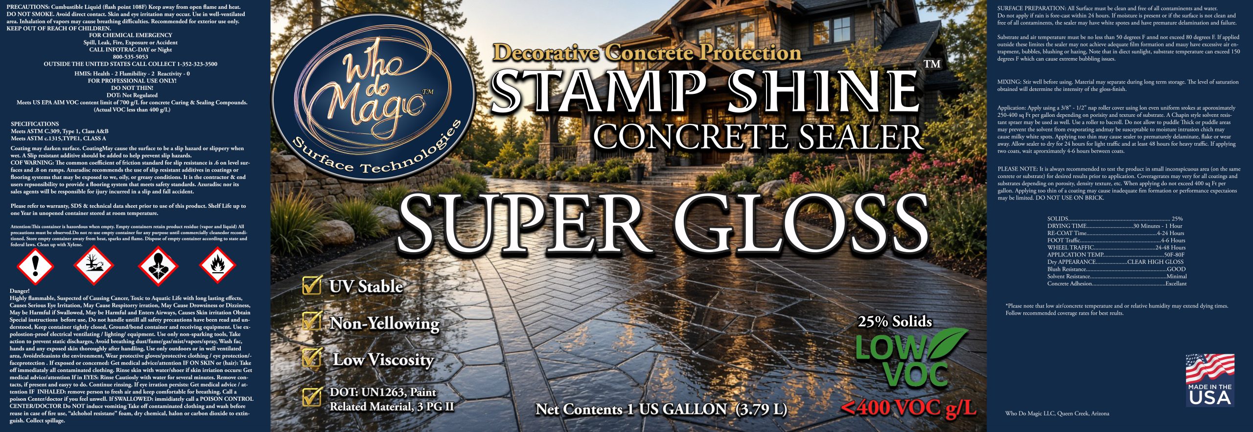 Who Do Magic 1 Gallon SUPER GLOSS Stamp Shine